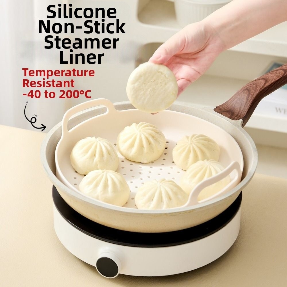 Silicone Steamer Basket - Cesto de Silicone Antiaderente para Cozedura
