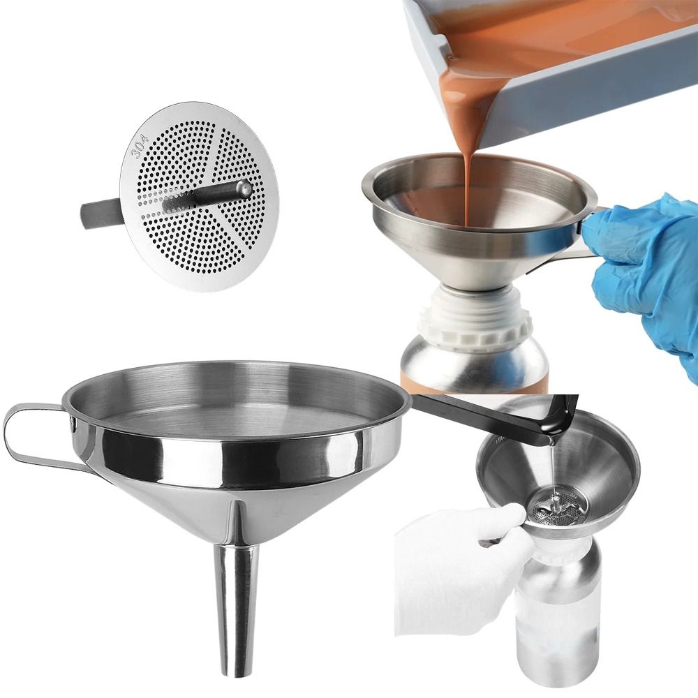 Kitchen Gadgets For Arthritic Hands - Funil de aço inoxidável de boca