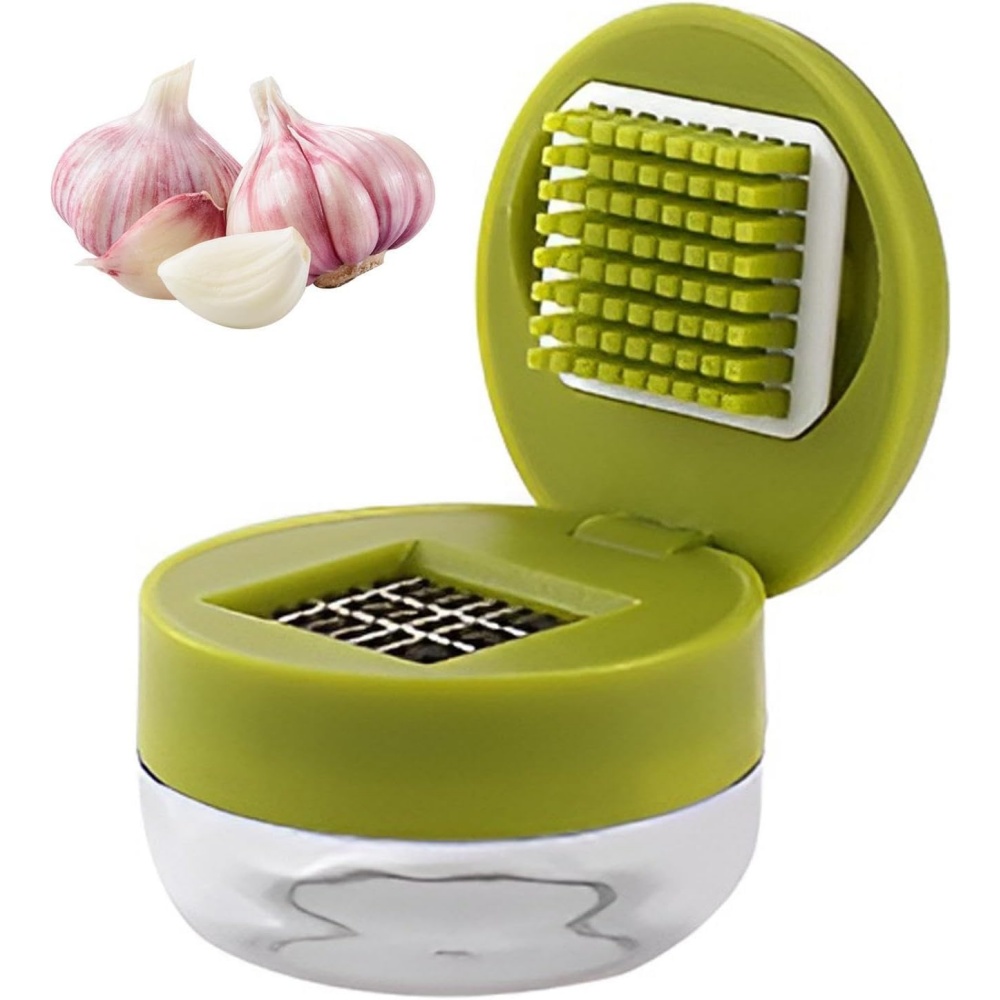 Manual Garlic Press - 1 prensa e picador manual de