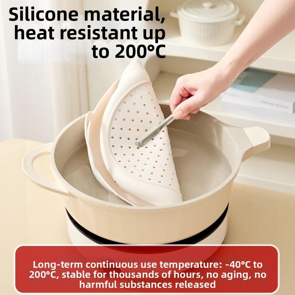 Silicone Steamer Basket - Cesto de Silicone Antiaderente para Cozedura