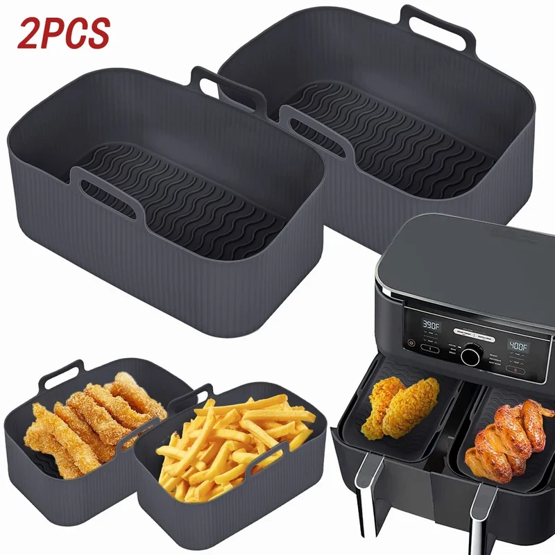 Silicone Steamer Basket - Bandeja de silicone para fritadeira a