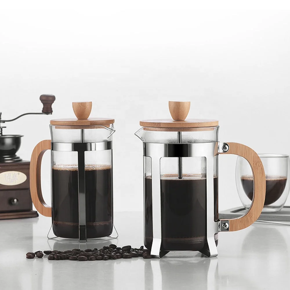 French Press Coffee Maker - Prensa Francesa de Aço Inoxidável 350/600ml