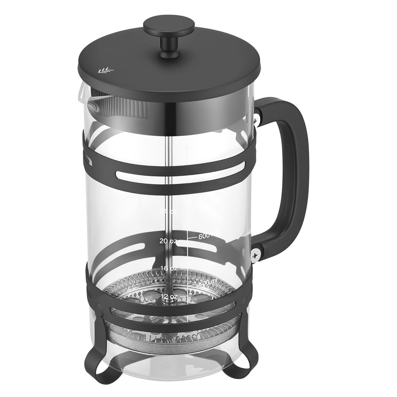 French Press Coffee Maker - Cafeteira de Prensa Francesa, 1 Litro