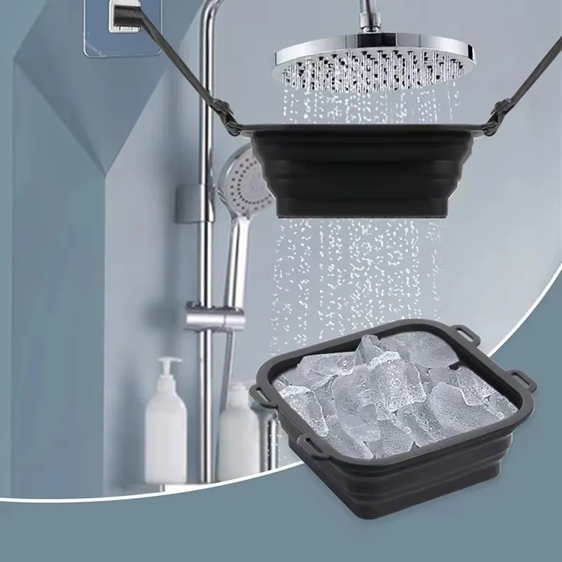 Silicone Steamer Basket - Portátil armazenável banho de gelo silicone
