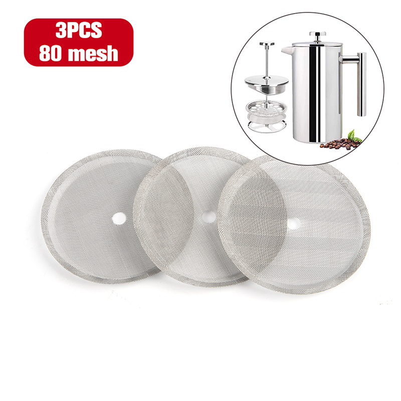 French Press Coffee Maker - Novo Kit com 3 Peças: Cafeteira