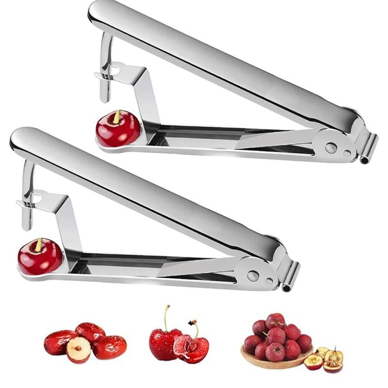 Kitchen Gadgets & Toys - Removedor de caroços multifuncional para cerejas,