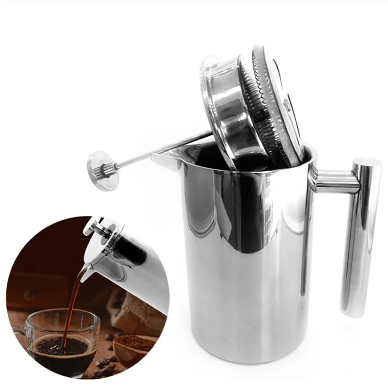 French Press Coffee Maker - Cafeteira Francesa de Parede Dupla Isolada