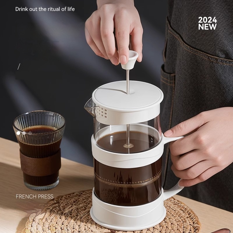 French Press Coffee Maker - Gananxi mão imprensa cafeteira multi-função filtro