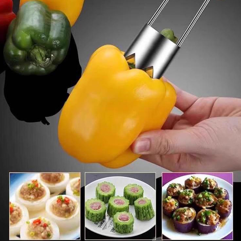 Aço inoxidável removedor de nú - Kitchen Gadgets & Toys avaliação e preço