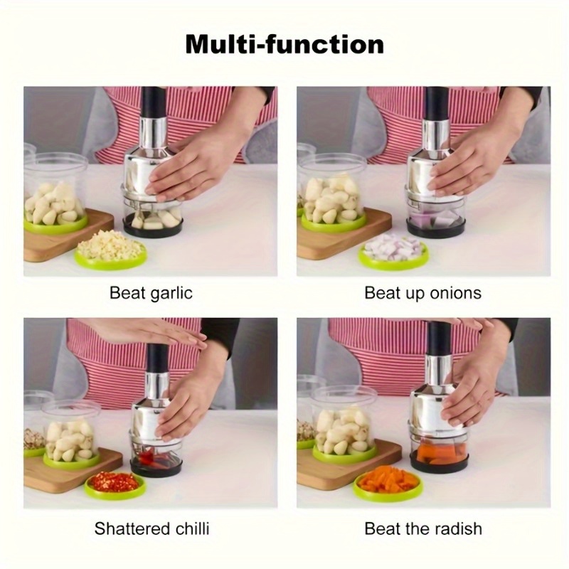 Prensa de alho manual de aço i - Manual Garlic Press avaliação e preço
