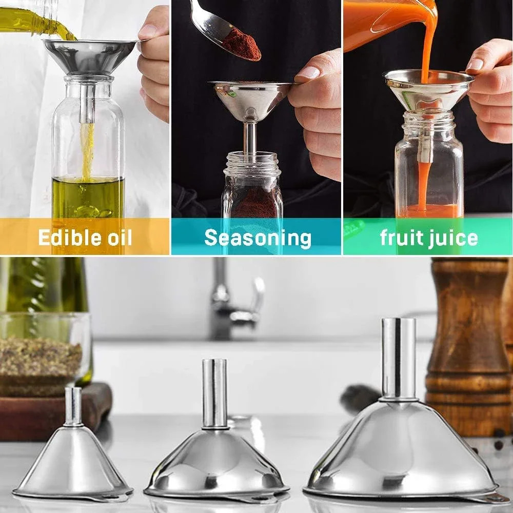 3 pçs conjunto de funil de coz - Kitchen Gadgets New avaliação e preço