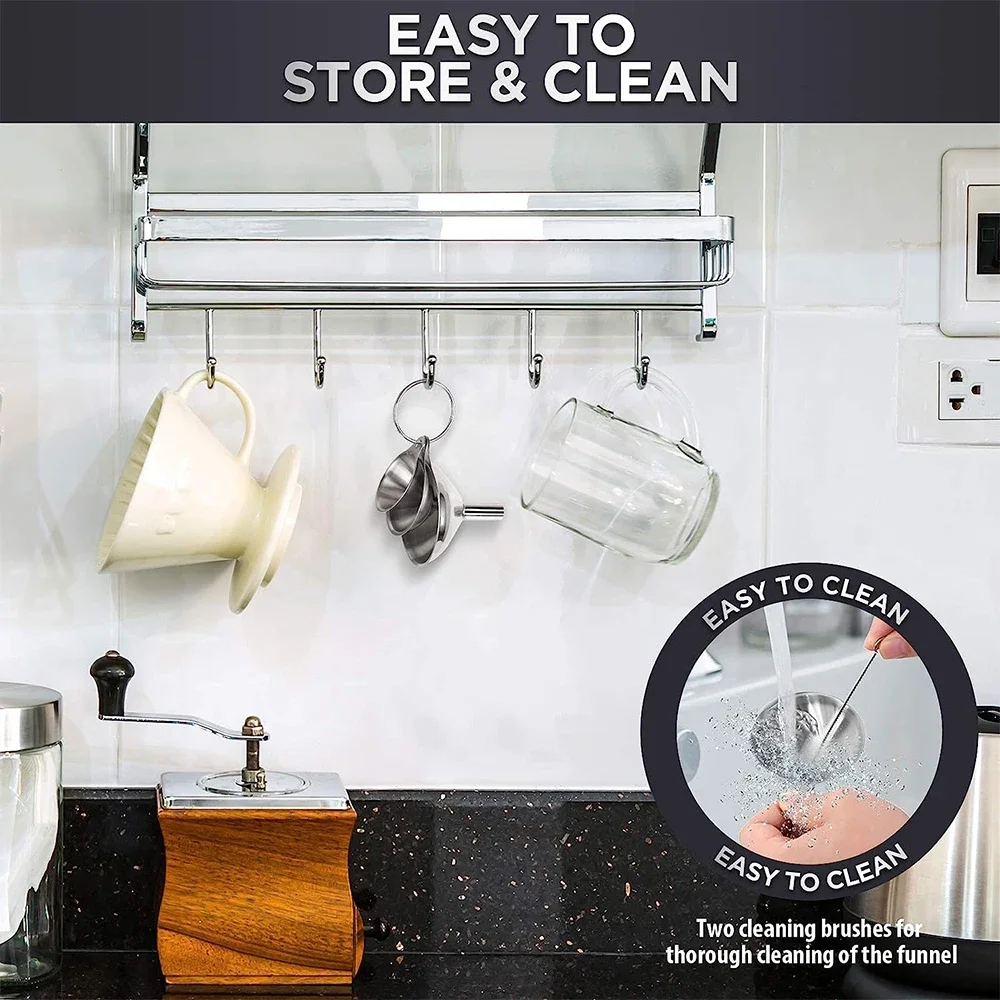 3 pçs conjunto de funil de coz - Kitchen Gadgets New avaliação e preço