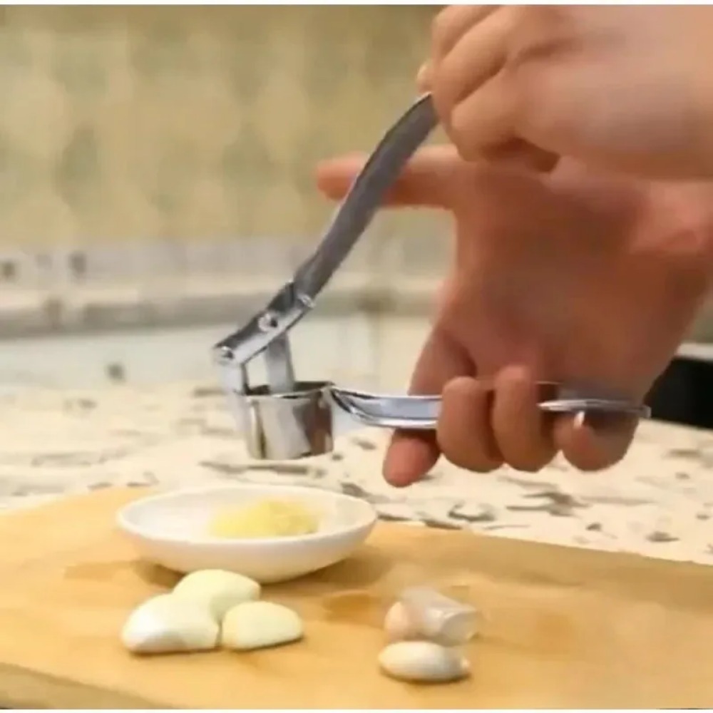 Espremedor de Alho Quente em A - Manual Garlic Press avaliação e preço