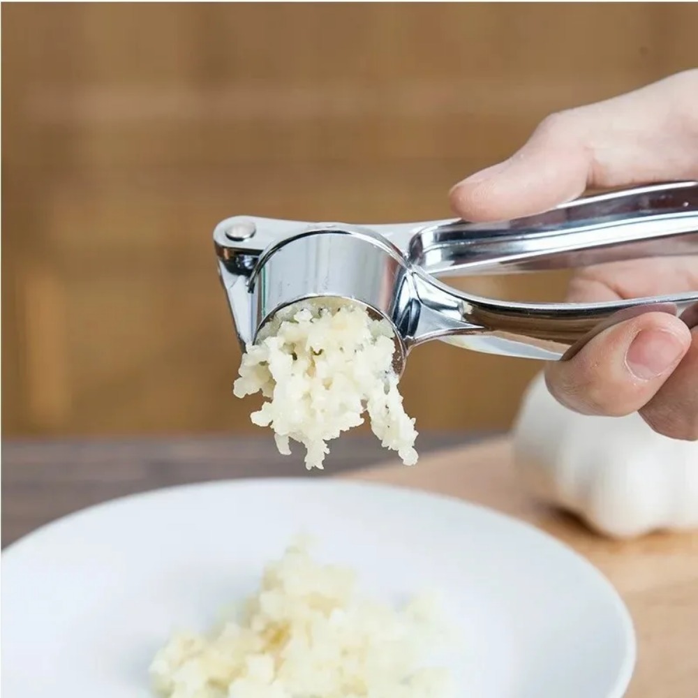Espremedor de Alho Quente em A - Manual Garlic Press avaliação e preço