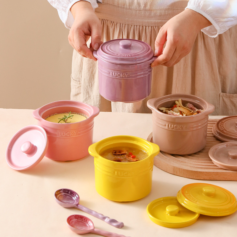 Tigela de cerâmica com tampa d - Kitchen Gadgets For Arthritic Hands avaliação e preço