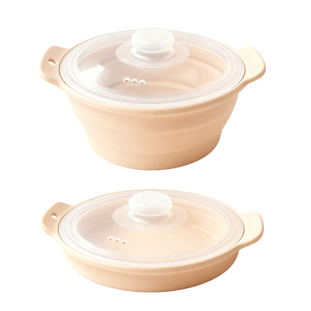 Panela de vapor de silicone do - Silicone Steamer Basket avaliação e preço