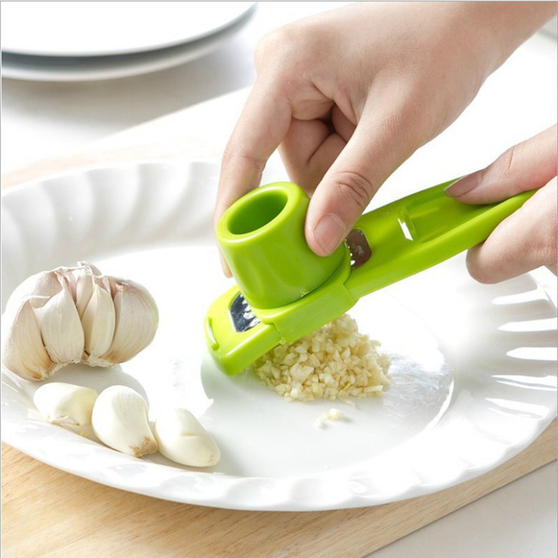 1 pacote mini moedor de alho c - Manual Garlic Press avaliação e preço