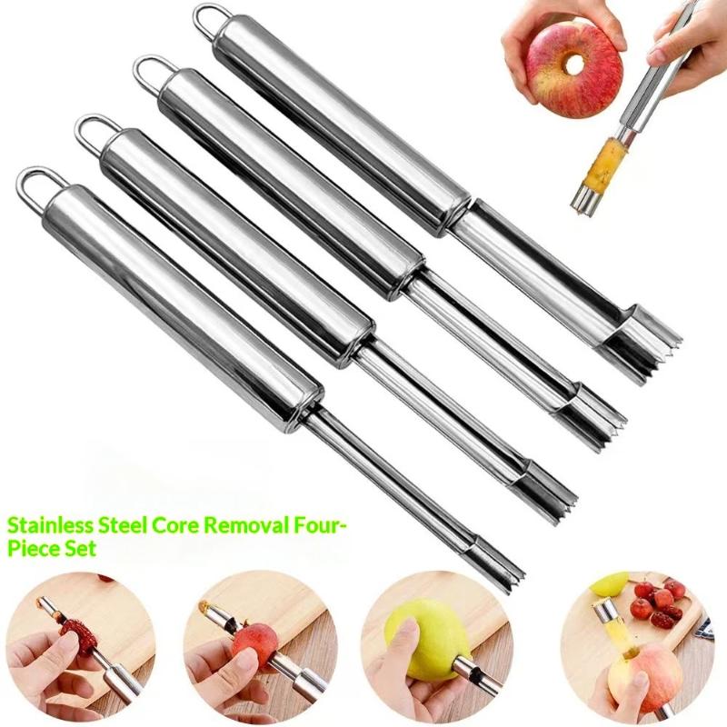 Kit 4 Peças Removedor de Caroç - Kitchen Gadgets & Toys avaliação e preço