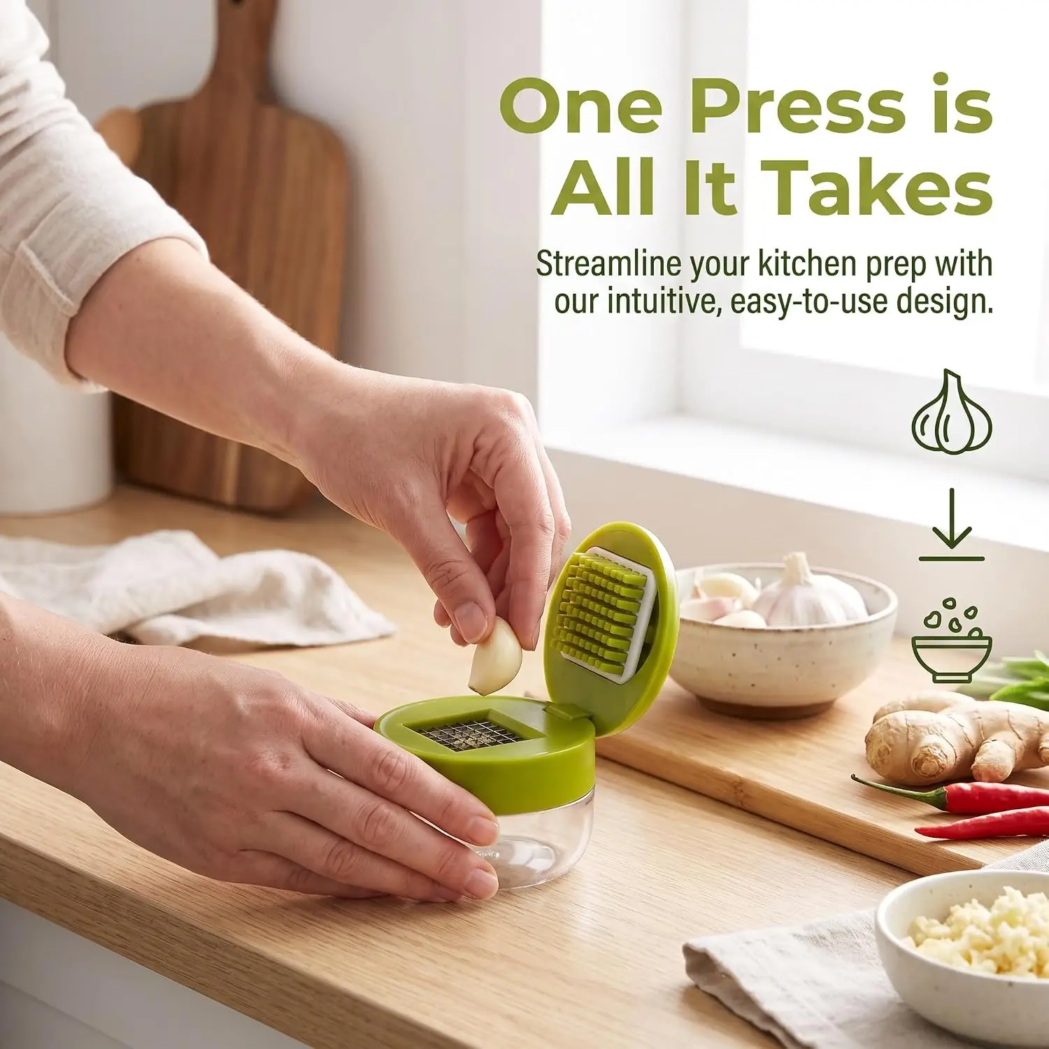 Ferramenta Manual para Esmagar - Manual Garlic Press avaliação e preço