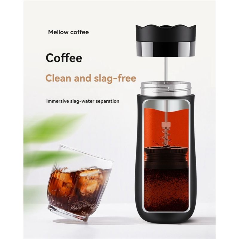 AA94 – Cafeteira portátil tipo - French Press Coffee Maker avaliação e preço