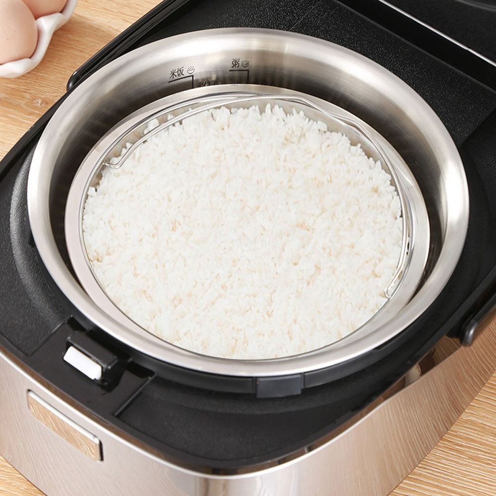 Aço inoxidável Food Steamer co - Silicone Steamer Basket avaliação e preço