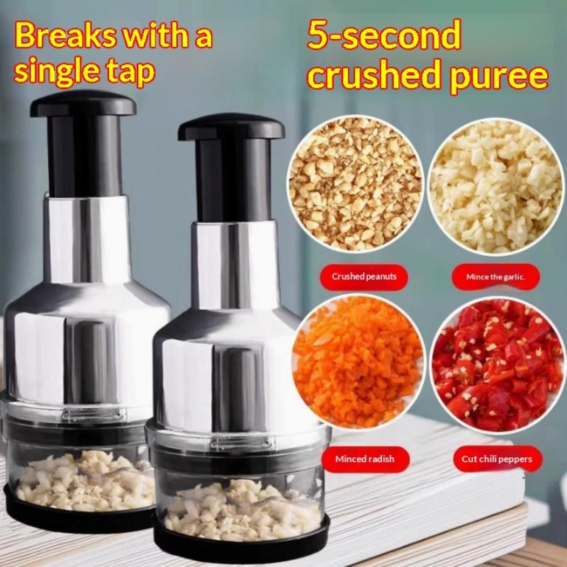 Novo # Picador Manual de Alho, - Manual Garlic Press avaliação e preço