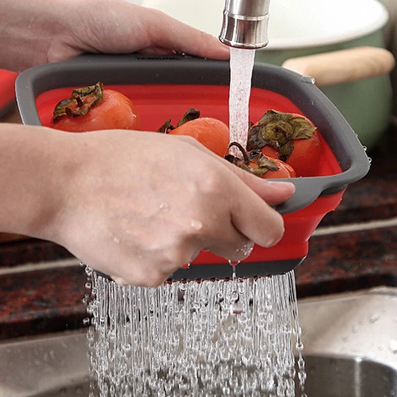 Novo dobrável cesta de lavagem - Silicone Steamer Basket avaliação e preço