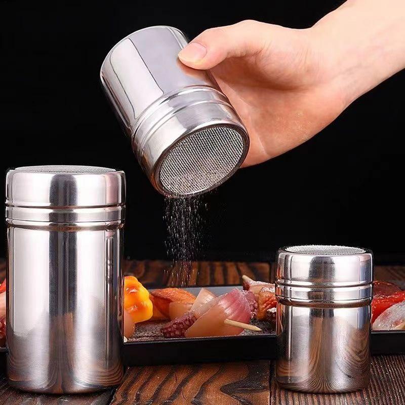 Aço inoxidável pó sprinkler ga - Kitchen Gadgets For Arthritic Hands avaliação e preço