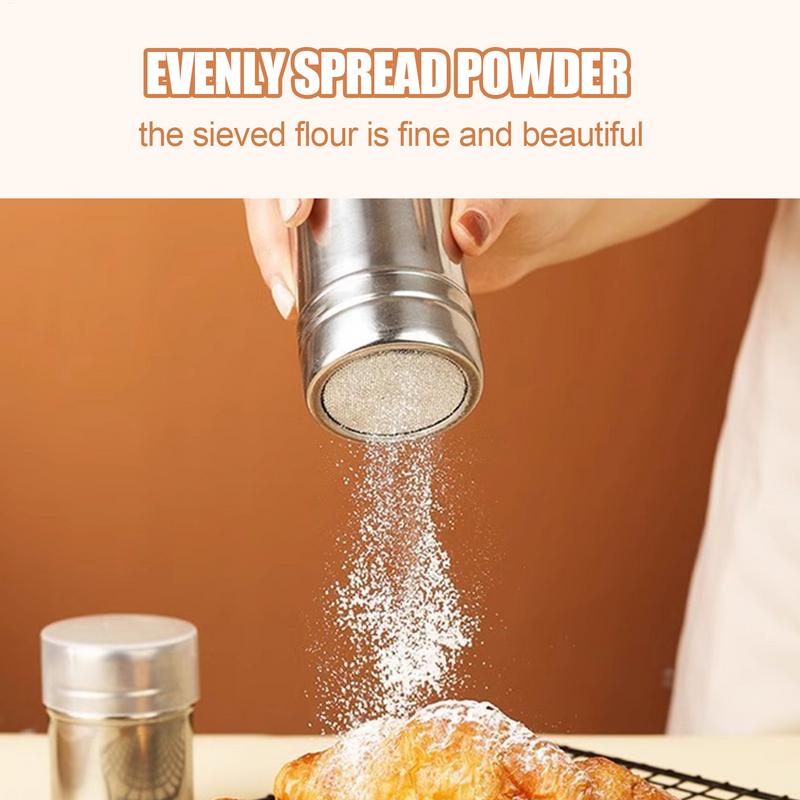 Aço inoxidável pó sprinkler ga - Kitchen Gadgets For Arthritic Hands avaliação e preço
