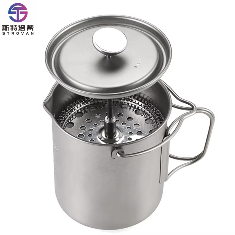 Cafeteira Francesa de Titânio  - French Press Coffee Maker avaliação e preço