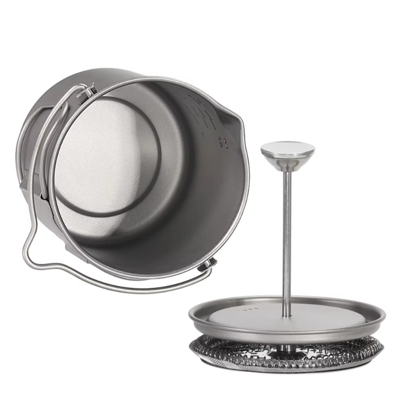 Cafeteira Francesa de Titânio  - French Press Coffee Maker avaliação e preço